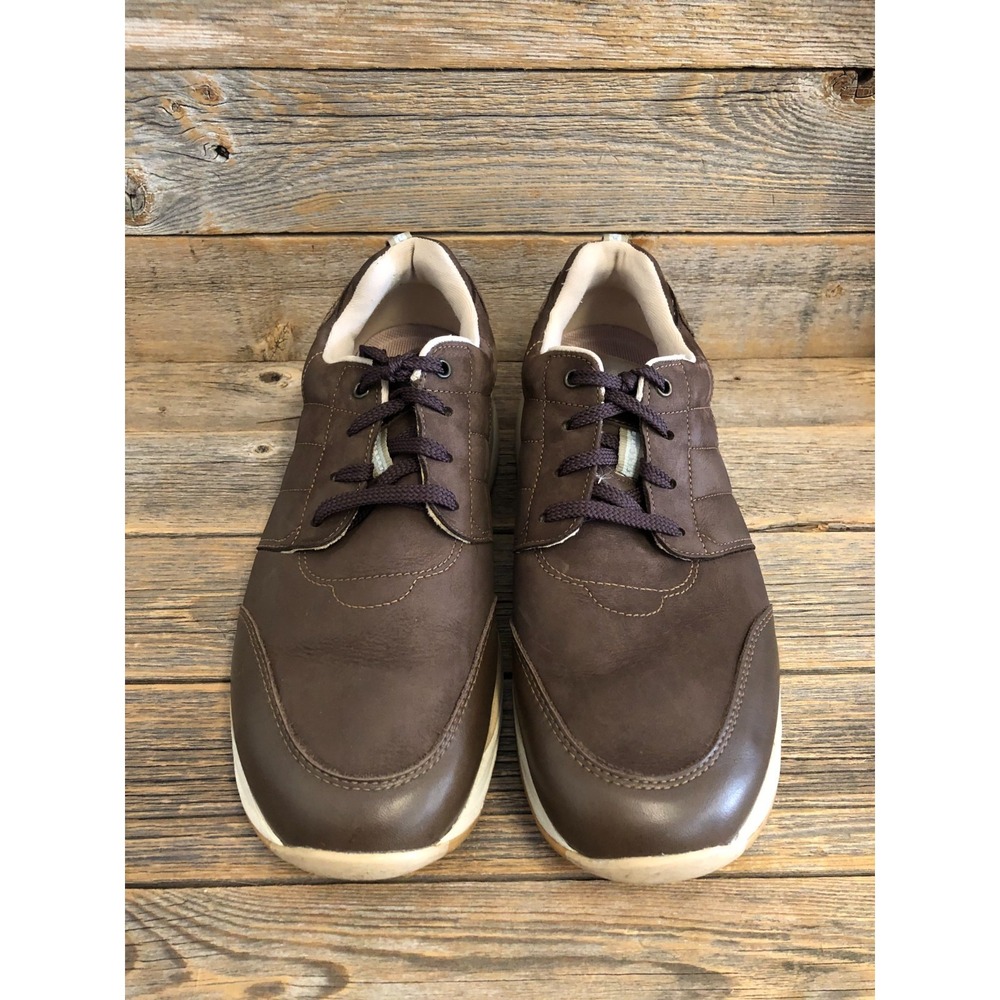 SAS Brown Venture Turf Shoes Leather Men's 11 M Coffee Walking Comfort Tripad - Picture 2 of 8